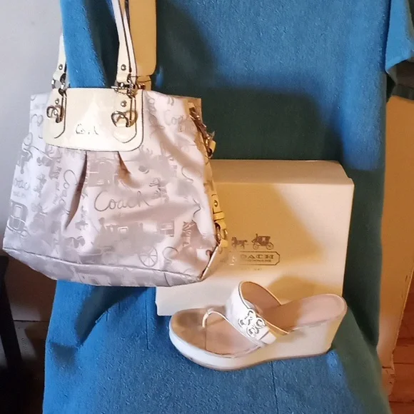 Leather Handbags Matching Coach Purse And Shoes Matching Coach
